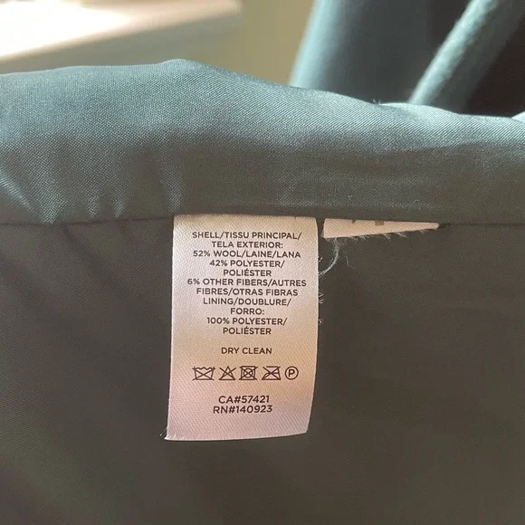 NWT Loft double-breasted wool-blend coat - Picture 9 of 9